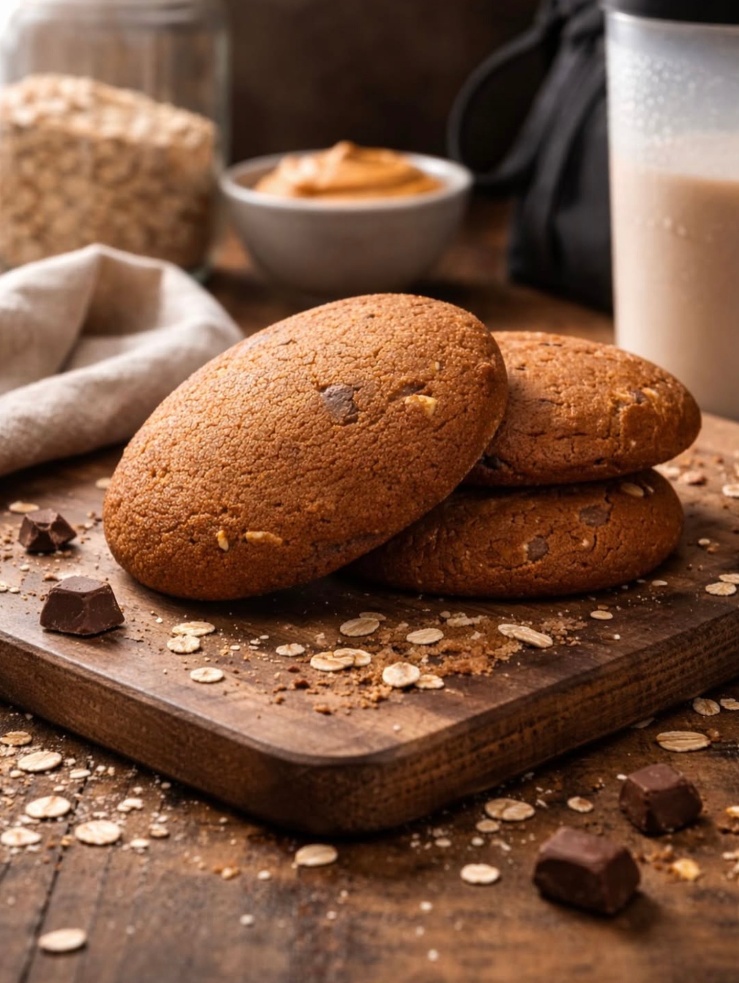 Soft-baked, high protein